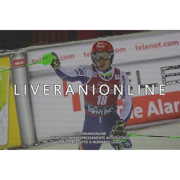 Sci Alpino Madonna di Campiglio, Italia 08/01/2020 Coppa del Mondo - 3Tre - Night Slalom Maschile Nella foto: HADALIN Stefan SLO ©LM/Luca Tedeschi/ AGENZIA ALDO LIVERANI SAS
