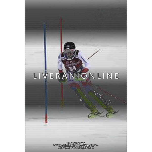 Sci Alpino Madonna di Campiglio, Italia 08/01/2020 Coppa del Mondo - 3Tre - Night Slalom Maschile Nella foto: NEF Tanguy SUI ©LM/Luca Tedeschi/ AGENZIA ALDO LIVERANI SAS