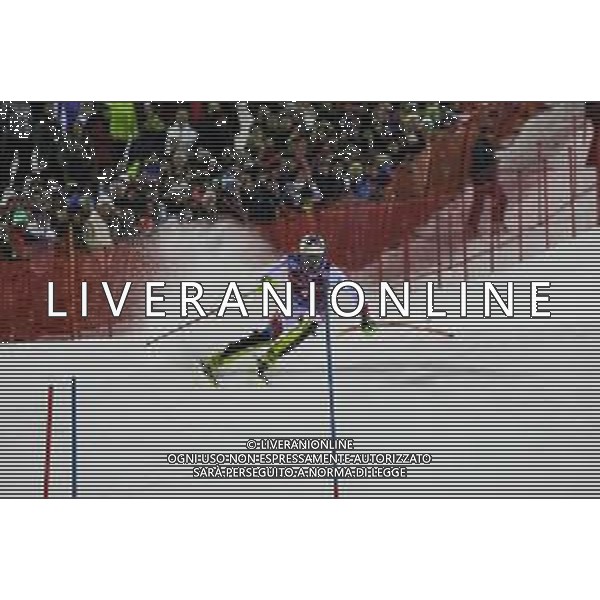 Sci Alpino Madonna di Campiglio, Italia 08/01/2020 Coppa del Mondo - 3Tre - Night Slalom Maschile Nella foto: Le ultime porte per YULE Daniel SUI ©LM/Luca Tedeschi/ AGENZIA ALDO LIVERANI SAS