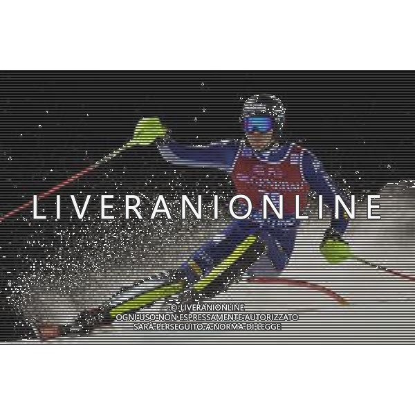 Sci Alpino Madonna di Campiglio, Italia 08/01/2020 Coppa del Mondo - 3Tre - Night Slalom Maschile Nella foto: L\'italiano Alex Vinatzer, 17¬∞ cl., in azione. ©LM/Franco Debernardii/ AGENZIA ALDO LIVERANI SAS