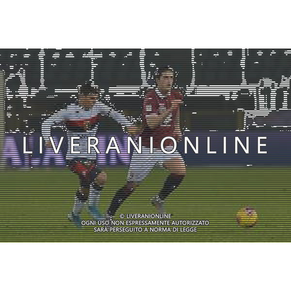 Torino 09.01.2020 Stadio Grande Torino ©Falzone/Agenzia Aldo Liverani Ottavi di finale Coppa Italia 2109/20120 Torino vs Genoa Nella foto : Kevin Bonifazi-Lasse Shone