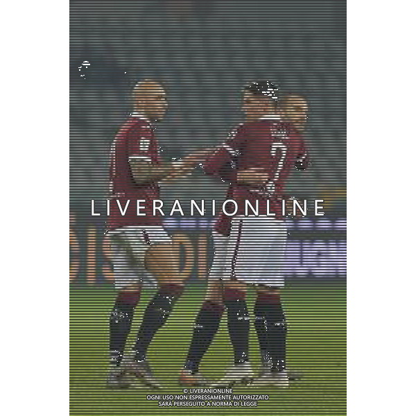 Torino 09.01.2020 Stadio Grande Torino ©Falzone/Agenzia Aldo Liverani Ottavi di finale Coppa Italia 2109/20120 Torino vs Genoa Nella foto : Esultanza gol di Lorenzo De Silvestri