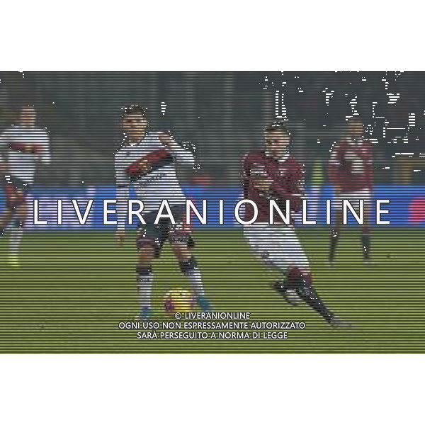 Torino 09.01.2020 Stadio Grande Torino ©Falzone/Agenzia Aldo Liverani Ottavi di finale Coppa Italia 2109/20120 Torino vs Genoa Nella foto : Alejandro Berenguer-Kevin Agudelo