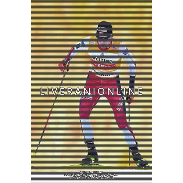 Sci Nordico Val di Fiemme, Italia 10/01/2020 FIS Coppa del Mondo - Combinata Nordica Nella foto: Il norvegese Magnus Jarl Riiber in azione, 1°cl. nella gara individuale di Combinata Nordica. ALESSIO MARINI-AG ALDO LIVERANI SAS