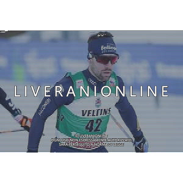 Sci Nordico Val di Fiemme, Italia 10/01/2020 FIS Coppa del Mondo - Combinata Nordica Nella foto: PITTIN Alessandro ITA in azione ALESSIO MARINI-AG ALDO LIVERANI SAS