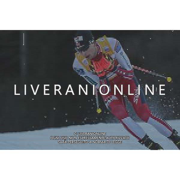 Sci Nordico Val di Fiemme, Italia 10/01/2020 FIS Coppa del Mondo - Combinata Nordica Nella foto: Il vincitore RIIBER Jarl Magnus NOR in azione ALESSIO MARINI-AG ALDO LIVERANI SAS