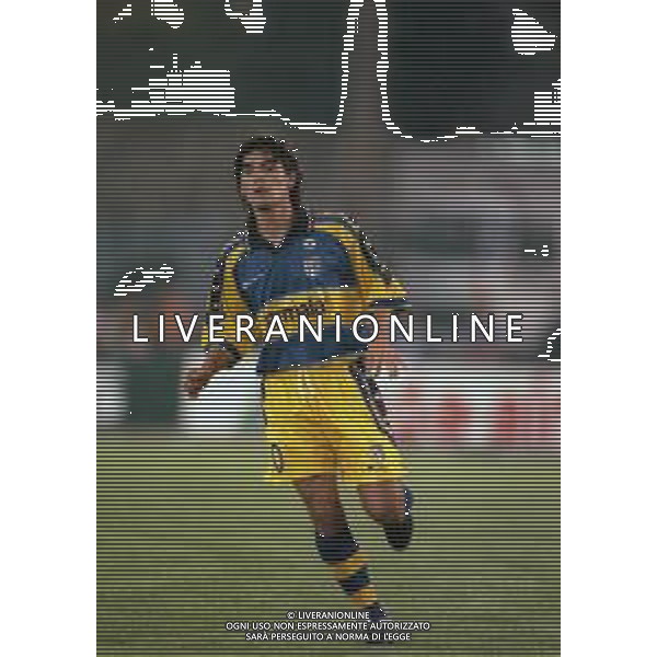 1999 AOSTA- TORNEO VALLE D\'AOSTA INCONTRO AMICHEVOLE TORINO PARMA NELLA FOTO ARIEL ORTEGA AG ALDO LIVERANI SAS