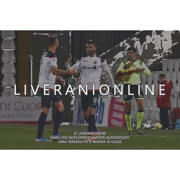 Campionato di Calcio Serie C - Lega Pro 2019/2020 Trieste, Italia 11/01/2020 Triestina vs Sambenedettese Nella foto: Iacopo Cernigoi e Emilio Volpicelli della Sambenedettese esultano dopo il gol. © LM/Franco DeBernardi/ AGENZIA ALDO LIVERANI SAS