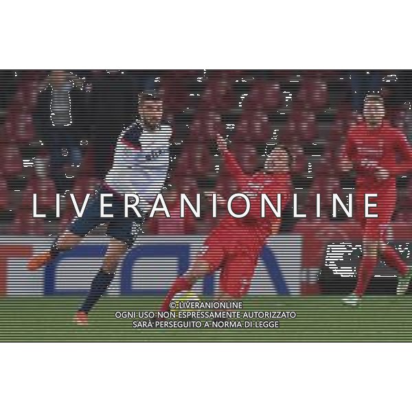 Campionato di Calcio Serie C - Lega Pro 2019/2020 Trieste, Italia 11/01/2020 Triestina vs Sambenedettese Nella foto: Emilio Volpicelli della Sambenedettese contrastato da Andrea Procaccio della Triestina © LM/Franco DeBernardi/ AGENZIA ALDO LIVERANI SAS