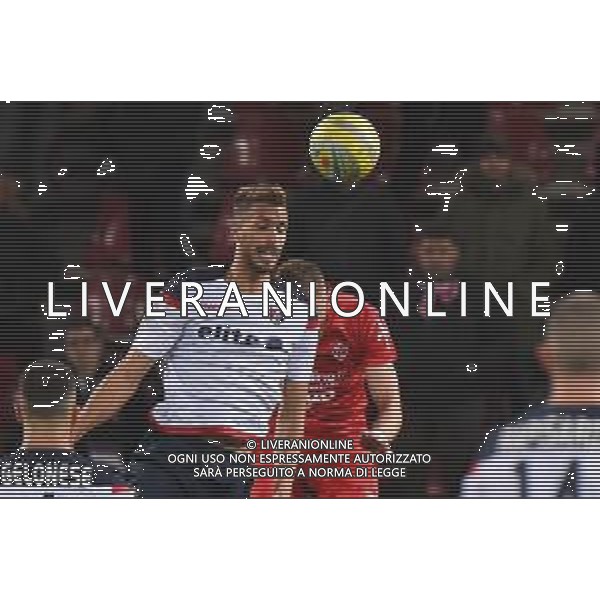 Campionato di Calcio Serie C - Lega Pro 2019/2020 Trieste, Italia 11/01/2020 Triestina vs Sambenedettese Nella foto: Iacopo Cernigoi della Sambenedettese contrastato da Alessandro Lambrughi della Triestina © LM/Franco DeBernardi/ AGENZIA ALDO LIVERANI SAS