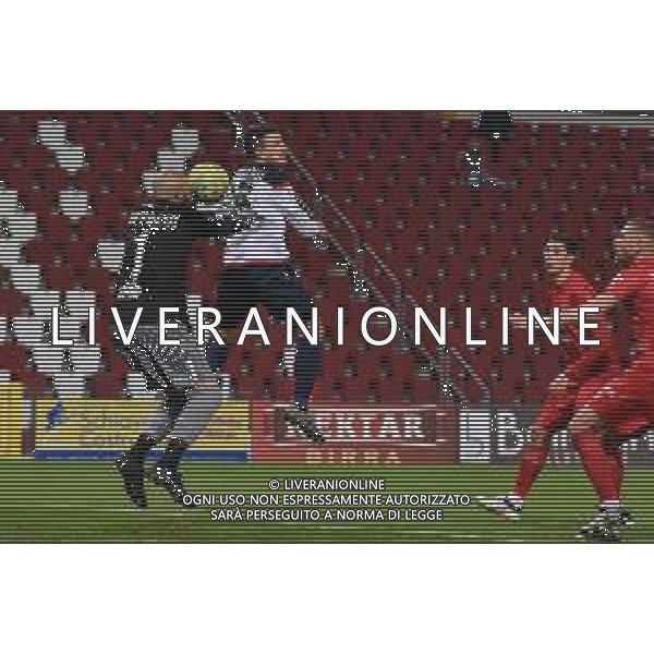 Campionato di Calcio Serie C - Lega Pro 2019/2020 Trieste, Italia 11/01/2020 Triestina vs Sanbenedettese Nella foto: Davide Di Pasquale della Sambenedettese segna il secondo gol. © LM/Franco DeBernardi/ AGENZIA ALDO LIVERANI SAS