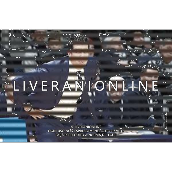 Campionato di Basket Serie A 2019/2020 Bologna, Italia 12/01/2020 Fortitudo Bologna vs Carpegna Prosciutto Basket Pesaro Nella foto: Antimo Martino, allenatore Fortitudo Pompea Bologna © LM/Michele Nucci/ AGENZIA ALDO LIVERANI SAS