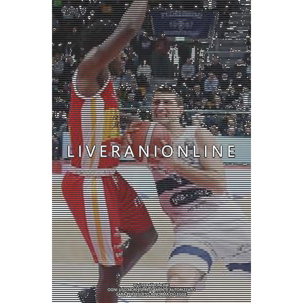 Campionato di Basket Serie A 2019/2020 Bologna, Italia 12/01/2020 Fortitudo Bologna vs Carpegna Prosciutto Basket Pesaro Nella foto: Daniele Cinciarini (Fortitudo Pompea Bologna) (des.) © LM/Michele Nucci/ AGENZIA ALDO LIVERANI SAS