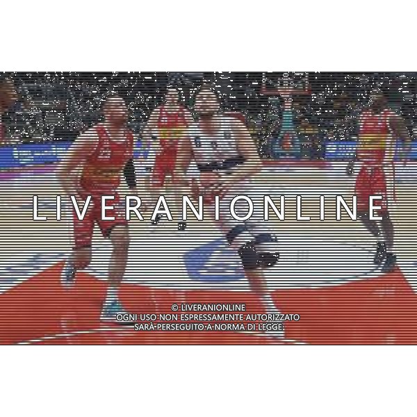 Campionato di Basket Serie A 2019/2020 Bologna, Italia 12/01/2020 Fortitudo Bologna vs Carpegna Prosciutto Basket Pesaro Nella foto: Stefano Mancinelli (Fortitudo Pompea Bologna) (des.) © LM/Michele Nucci/ AGENZIA ALDO LIVERANI SAS