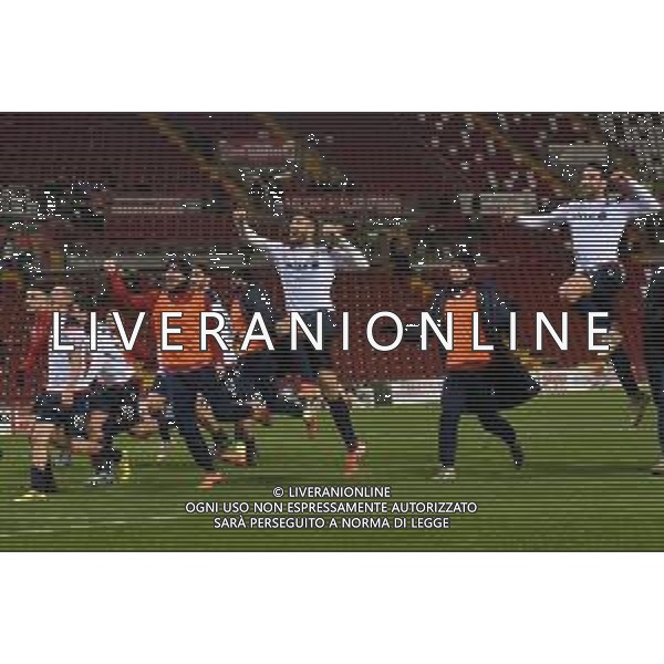 Campionato di Calcio Serie C - Lega Pro 2019/2020 Trieste, Italia 11/01/2020 Triestina vs Sanbenedettese Nella foto: I giocatori della Sambenedettese esultano a fine partita. © LM/Franco DeBernardi AGENZIA ALDO LIVERANI SAS