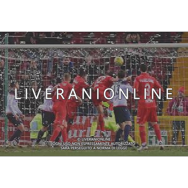 Campionato di Calcio Serie C - Lega Pro 2019/2020 Trieste, Italia 11/01/2020 Triestina vs Sanbenedettese Nella foto: Rocco Costantino della Triestina segna un gol di testa. © LM/Franco DeBernardi AGENZIA ALDO LIVERANI SAS