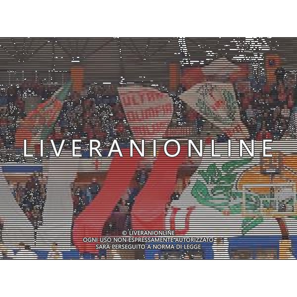 Campionato di Basket Serie A 2019/2020 Milano, Italia 12/01/2020 AX Armani Exchange Olimpia Milano vs De Longhi Treviso Basket Nella foto: tifosi della AX Armani Exchange Olimpia Milano FOTO SAVINO PAOLELLA -ALESSIO MARINI-AG ALDO LIVERANI SAS