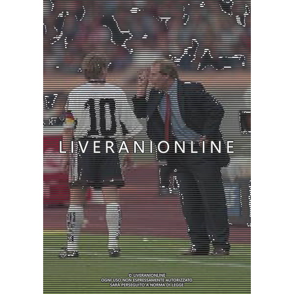 22-04-1998 COLONIA- AMICHEVOLE INTERNAZIONALE GERMANIA NIGERIA 1-0 NELLA FOTO BERTI VOGTS ALLENATORE GERMANIA AG ALDO LIVERANI SAS