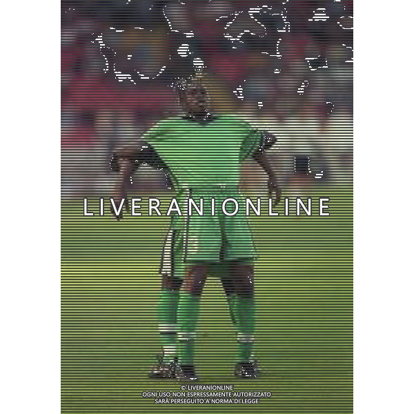 22-04-1998 COLONIA- AMICHEVOLE INTERNAZIONALE GERMANIA NIGERIA 1-0 NELLA FOTO TARIBO WEST AG ALDO LIVERANI SAS
