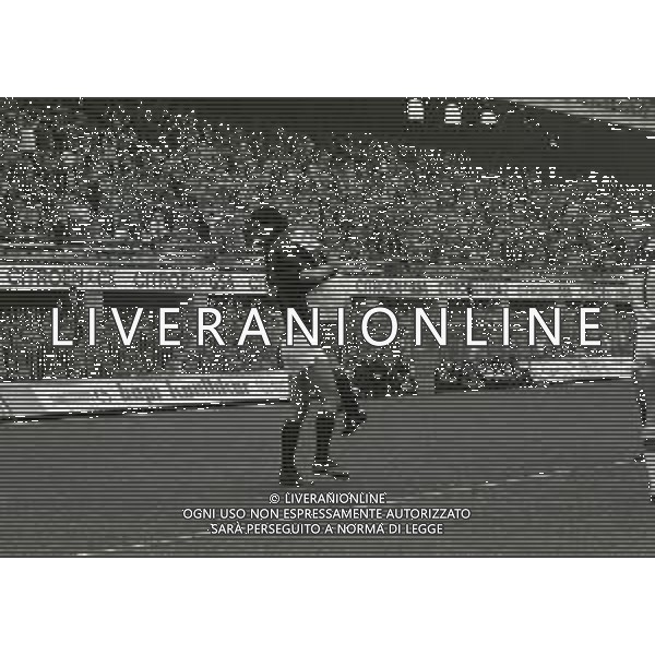 10-05-1981 MILANO CAMPIONATO DI CALCIO SERIE B MILAN TARANTO 4-0 NELLA FOTO ESULTANZA SERGIO BATTISTINI AG ALDO LIVERANI SAS