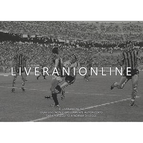 24-05-1981 MILANO CAMPIONATO DI CALCIO SERIE B MILAN PISA 0-1 NELLA FOTO PARATA ALESSANDRO MANNINI AG ALDO LIVERANI SAS
