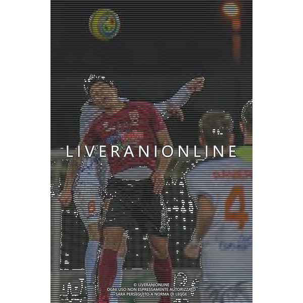 Campionato di Calcio Serie C - Lega Pro 2019/2020 Pontedera, Italia 12/01/2020 Pontedera vs Renate Nella foto: Christian Tommasini (P) di testa anticipa Antonio Magli (R) foto fabio fagiolini-alessio marini-ag aldo liverani sas
