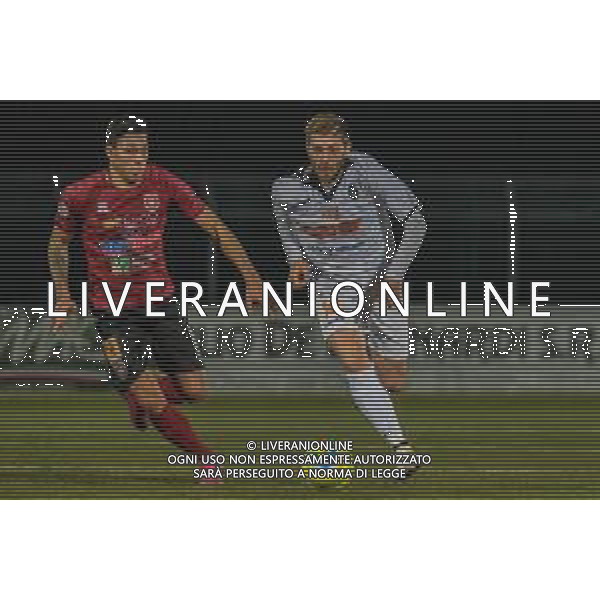 Campionato di Calcio Serie C - Lega Pro 2019/2020 Pontedera, Italia 12/01/2020 Pontedera vs Renate Nella foto: Francesco Galuppini (R) inseguito da Christian Tommasini (P) foto fabio fagiolini-alessio marini-ag aldo liverani sas