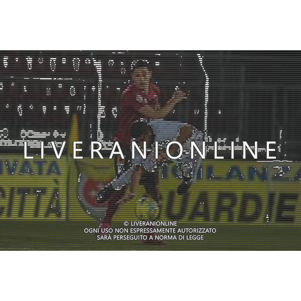 Campionato di Calcio Serie C - Lega Pro 2019/2020 Pontedera, Italia 12/01/2020 Pontedera vs Renate Nella foto: Christian Tommasini (P) inteviene fallosamente su Ryyan Baniya (R) foto fabio fagiolini-alessio marini-ag aldo liverani sas