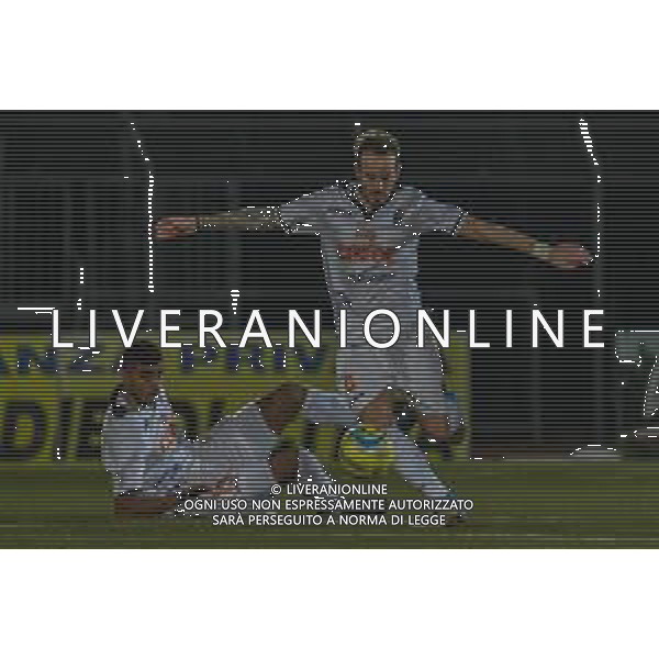 Campionato di Calcio Serie C - Lega Pro 2019/2020 Pontedera, Italia 12/01/2020 Pontedera vs Renate Nella foto: Roberto Ranieri (R) imposta a centrocampo foto fabio fagiolini-alessio marini-ag aldo liverani sas
