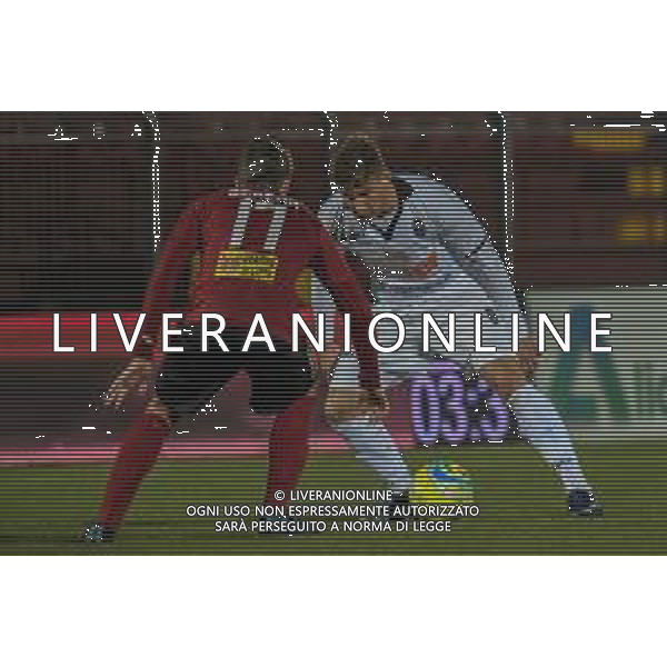 Campionato di Calcio Serie C - Lega Pro 2019/2020 Pontedera, Italia 12/01/2020 Pontedera vs Renate Nella foto: Vincenzo Plescia (R) prova a saltare Filippo Serena (P) foto fabio fagiolini-alessio marini-ag aldo liverani sas