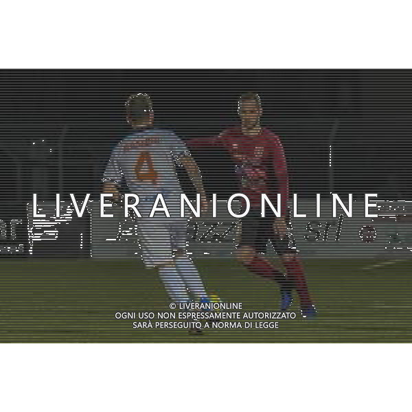 Campionato di Calcio Serie C - Lega Pro 2019/2020 Pontedera, Italia 12/01/2020 Pontedera vs Renate Nella foto: Caio De Cenco (P) imposta l\'azione contrastato da Roberto Ranieri (R) foto fabio fagiolini-alessio marini-ag aldo liverani sas