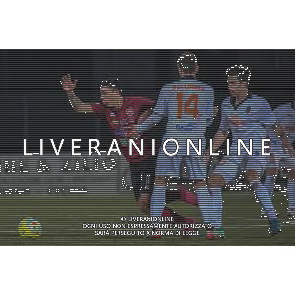 Campionato di Calcio Serie C - Lega Pro 2019/2020 Pontedera, Italia 12/01/2020 Pontedera vs Renate Nella foto: Christian Tommasini (P) fermato fallosamente da Francesco Galuppini (R) foto fabio fagiolini-alessio marini-ag aldo liverani sas