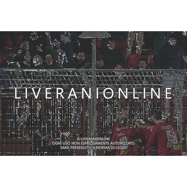 Campionato di Calcio Serie C - Lega Pro 2019/2020 Pontedera, Italia 12/01/2020 Pontedera vs Renate Nella foto: Il Pontedera festeggia il pareggio sotto i propri tifosi foto fabio fagiolini-alessio marini-ag aldo liverani sas