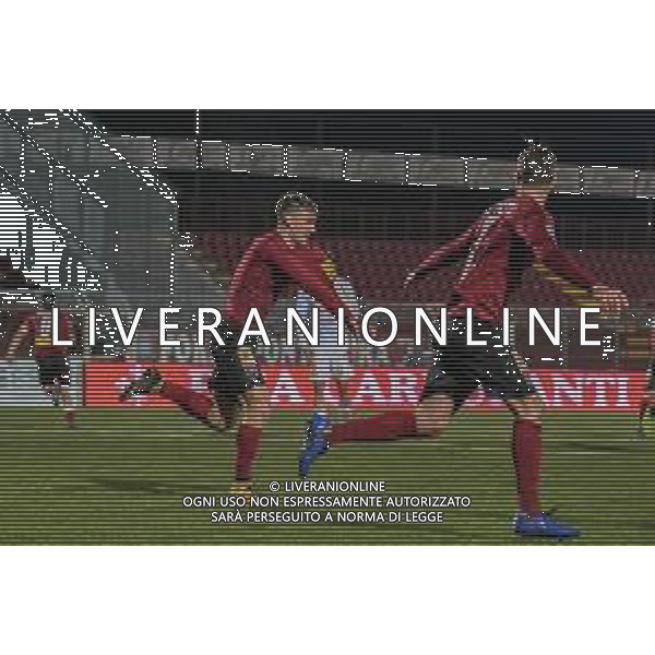Campionato di Calcio Serie C - Lega Pro 2019/2020 Pontedera, Italia 12/01/2020 Pontedera vs Renate Nella foto: Michele Bruzzo (P) ha appena realizzato il gol della vittoria FOTO FABIO FAGIOLINI-ALESSIO MARINI-AG ALDO LIVERANI SAS