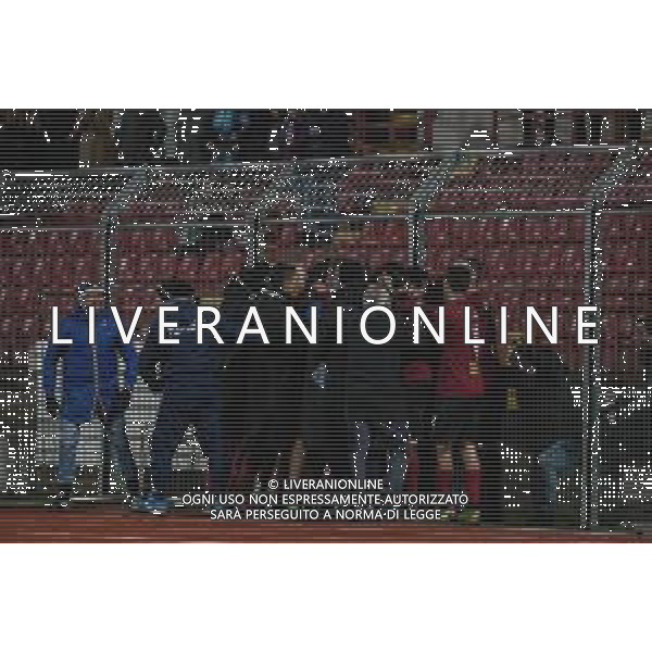 Campionato di Calcio Serie C - Lega Pro 2019/2020 Pontedera, Italia 12/01/2020 Pontedera vs Renate Nella foto: Il Pontedera festeggia il gol della vittoria FOTO FABIO FAGIOLINI-ALESSIO MARINI-AG ALDO LIVERANI SAS