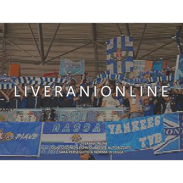Campionato di Basket Serie A 2019/2020 Milano, Italia 12/01/2020 AX Armani Exchange Olimpia Milano-De Longhi Treviso Basket Nella foto: tifosi della De Longhi Treviso Basket FOTO SAVINO PAOLELLA-ALESSIO MARINI-AG ALDO LIVERANI SAS