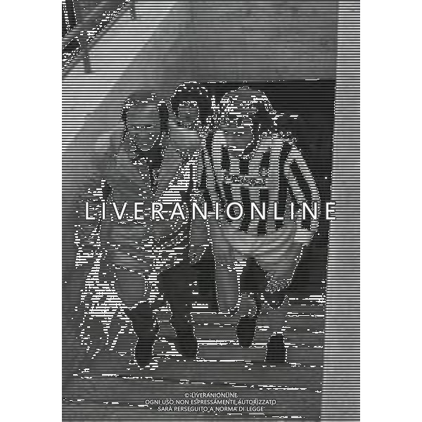 28-03-1982 VERONA CAMPIONATO DI CALCIO SERIE A MILAN ASCOLI 0-0 NELLA FOTO LUIGI MURARO E ANGIOLINO GASPARINI AG ALDO LIVERANI SAS