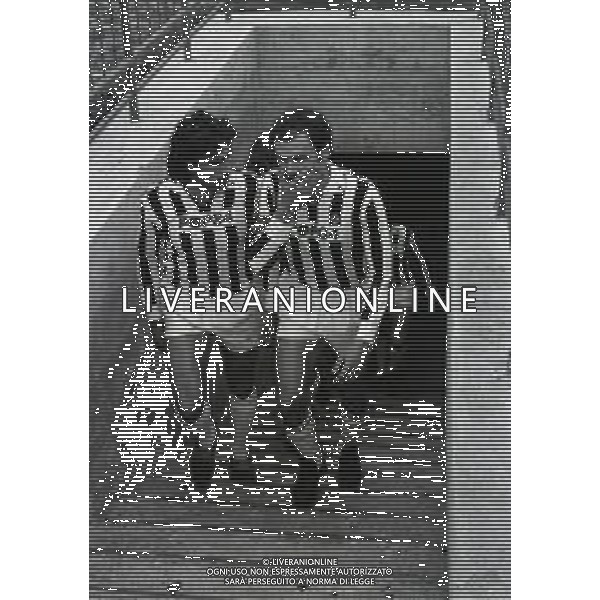 28-03-1982 VERONA CAMPIONATO DI CALCIO SERIE A MILAN ASCOLI 0-0 NELLA FOTO STEFANO TORRISI E WALTER DE VECCHI AG ALDO LIVERANI SAS