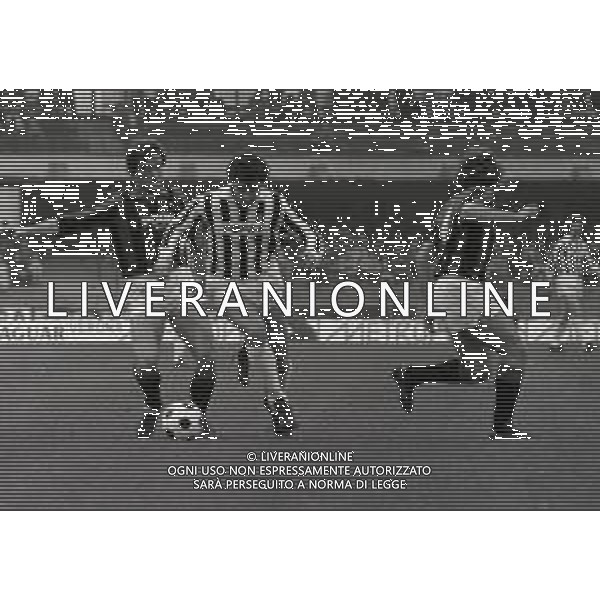 28-03-1982 VERONA CAMPIONATO DI CALCIO SERIE A MILAN ASCOLI 0-0 NELLA FOTO ALDO MALDERA E ANDREA MANDORLINI AG ALDO LIVERANI SAS