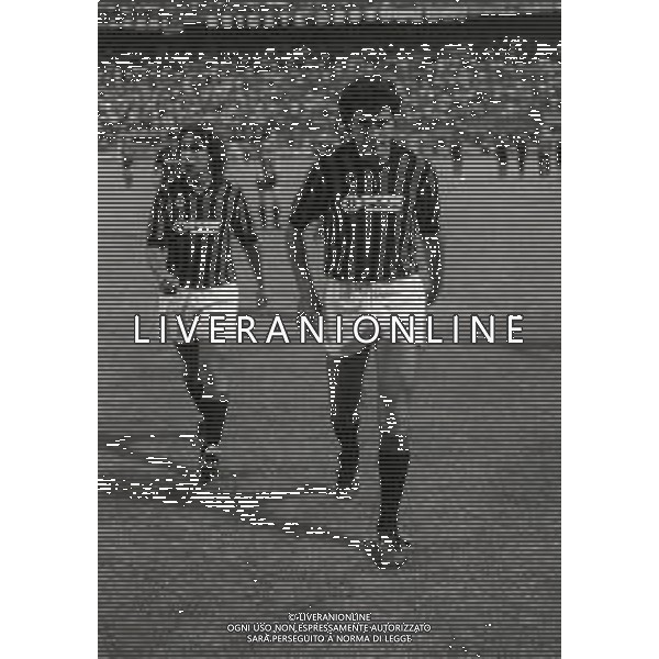 26-06-1985 MILANO COPPA ITALIA MILAN INTER 1-1 NELLA FOTO ROBERTO SCARNECCHIA AG ALDO LIVERANI SAS