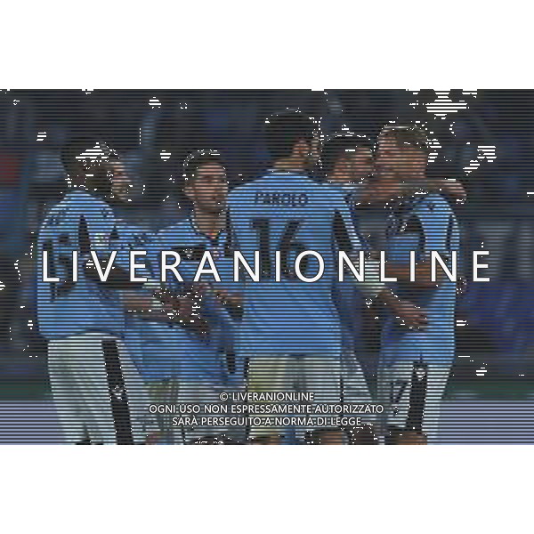 Lazio vs Cremonese TIM CUP - Ottavi di finale Stadio Olimpico - Roma 14-01-2020 nella foto Esultanza Lazio foto federico gaetano-ag aldo liverani sas