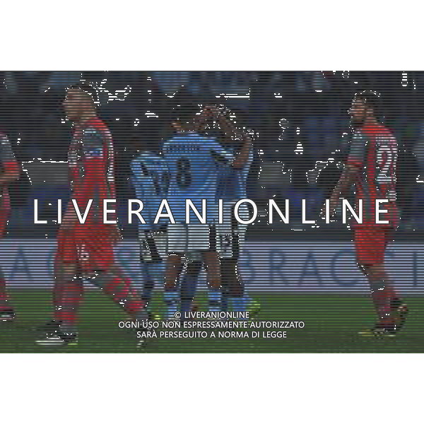 Lazio vs Cremonese TIM CUP - Ottavi di finale Stadio Olimpico - Roma 14-01-2020 nella foto Esultanza Lazio foto federico gaetano-ag aldo liverani sas