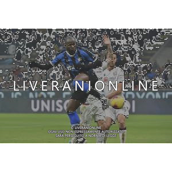il colpo di tacco di romelu Lukaku che ha generato il gol di Borja Valero per il 2 0 Inter Inter vs Cagliari Coppa Italia - ottavi di finale Milano 14-01-2020 Stadio Giuseppe Meazza - San Siro foto Roberto Garavaglia - ag. Aldo Liverani sas/ AGENZIA ALDO LIVERANI SAS