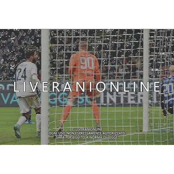 Borja Valero appoggia in rete la palla deviata da Lukaku e segna il gol del 2 a 0 Inter Inter vs Cagliari Coppa Italia - ottavi di finale Milano 14-01-2020 Stadio Giuseppe Meazza - San Siro foto Roberto Garavaglia - ag. Aldo Liverani sas/ AGENZIA ALDO LIVERANI SAS