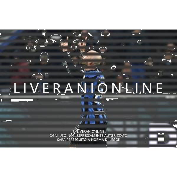 esultanza di Borja Valero dopo il gol del 2 a 0 Inter Inter vs Cagliari Coppa Italia - ottavi di finale Milano 14-01-2020 Stadio Giuseppe Meazza - San Siro foto Roberto Garavaglia - ag. Aldo Liverani sas/ AGENZIA ALDO LIVERANI SAS