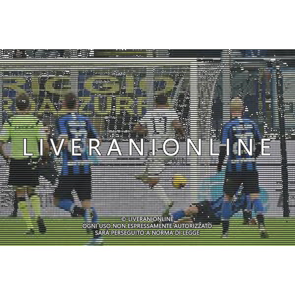 Christian Oliva segna il gol del 3-1 Inter vs Cagliari Coppa Italia - ottavi di finale Milano 14-01-2020 Stadio Giuseppe Meazza - San Siro foto Roberto Garavaglia - ag. Aldo Liverani sas/ AGENZIA ALDO LIVERANI SAS