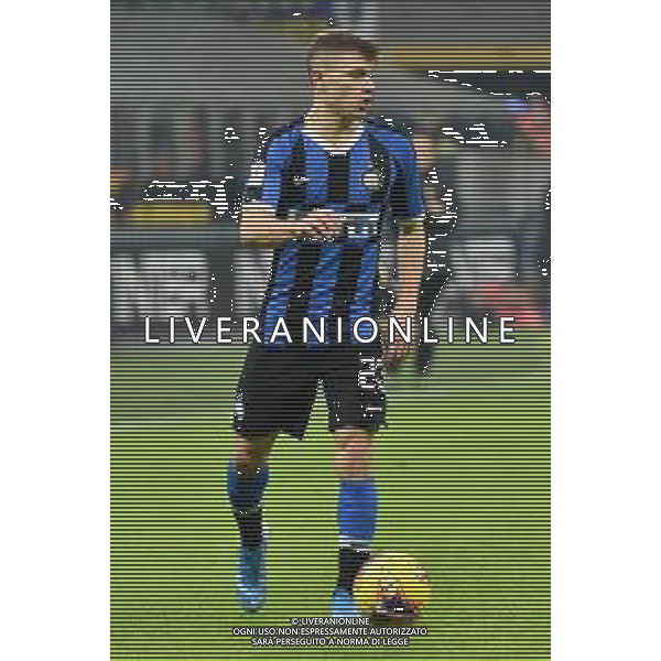 Nicolo’ Barella (Inter) Inter vs Cagliari Coppa Italia - ottavi di finale Milano 14-01-2020 Stadio Giuseppe Meazza - San Siro foto Roberto Garavaglia - ag. Aldo Liverani sas