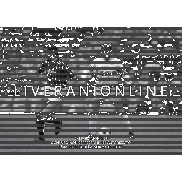15-05-1983 MILANO-CAMPIONATO DI CALCIO SERIE B MILAN LAZIO 5-1 NELLA FOTO BRUNO GIORDANO AG ALDO LIVERANI SAS