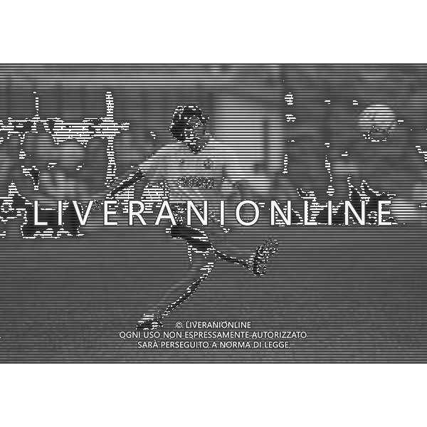 1988 AOSTA TORNEO CESARE BARETTI AMICHEVOLE FIORENTINA TORINO 4-1 NELLA FOTO LUCA MATTEI AG ALDO LIVERANI SAS