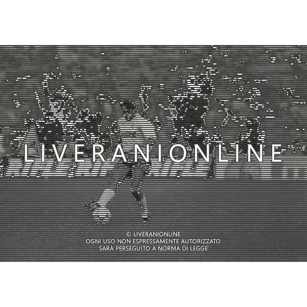 1988 AOSTA TORNEO CESARE BARETTI AMICHEVOLE FIORENTINA TORINO 4-1 NELLA FOTO CALISTI ERNESTO AG ALDO LIVERANI SAS